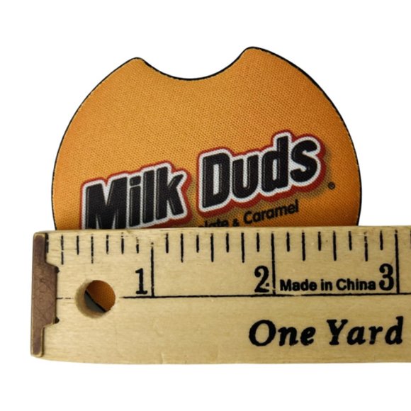 Car Coasters Milk Duds Chocolate Caramel Candy Snack Junk Food Set of 2 Neoprene - Picture 6 of 9